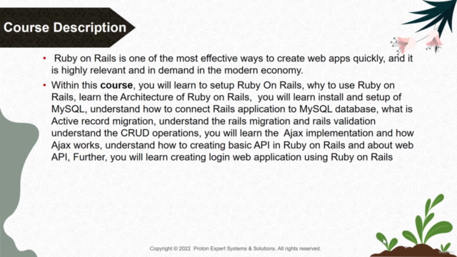 Web application using Ruby On Rails (Aug 2022) – Screenshot 1