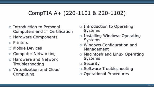 CompTIA A+ (220-1101 & 220-1102) – Screenshot 2