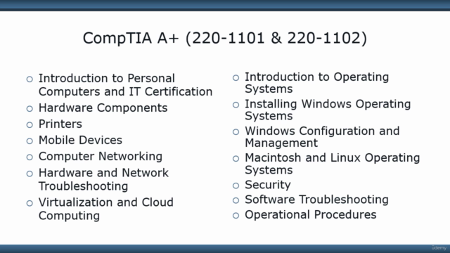 CompTIA A+ (220-1101 & 220-1102) – Screenshot 3