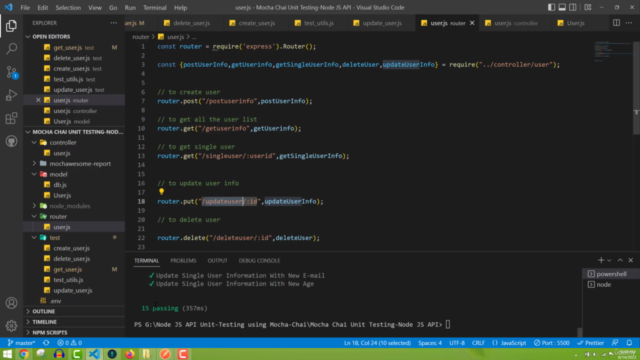 Node JS API Unit Testing -Using Mocha Chai -Complete Project - Screenshot_01