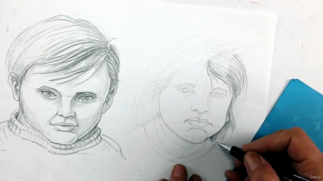 Bebek, Çocuk ve Genç Portre Çizimi / Kid Character Drawing - Screenshot_03
