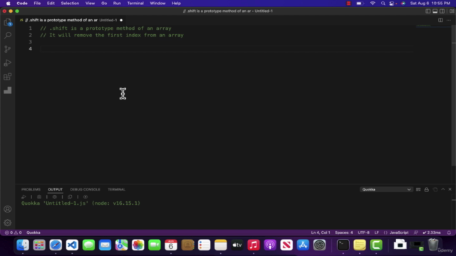 Master JavaScript Array - Ministry of JavaScript – Screenshot 1