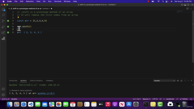 Master JavaScript Array - Ministry of JavaScript – Screenshot 3