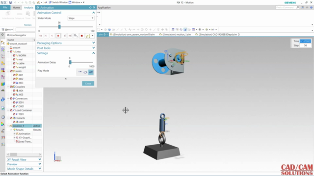Siemens NX Motion Simulation – Screenshot 4