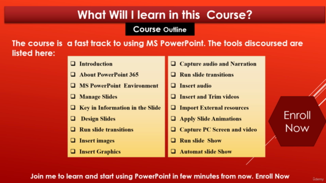 Learn Microsoft PowerPoint 365 in the evening – Screenshot 4