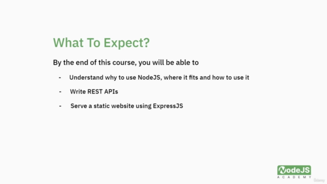 NodeJS Introductory Course For Absolute Beginners – Screenshot 2
