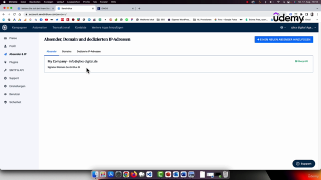E-Mail Marketing mit Sendinblue - Der Newsletter-Praxis Kurs – Screenshot 2