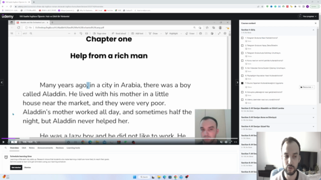 100 Saatte 34 Hikaye Kitabı Çevirerek İngilizce Öğrenin – Screenshot 1