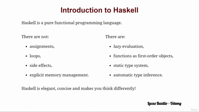 The Complete Haskell Course: From Zero to Expert! – Screenshot 1