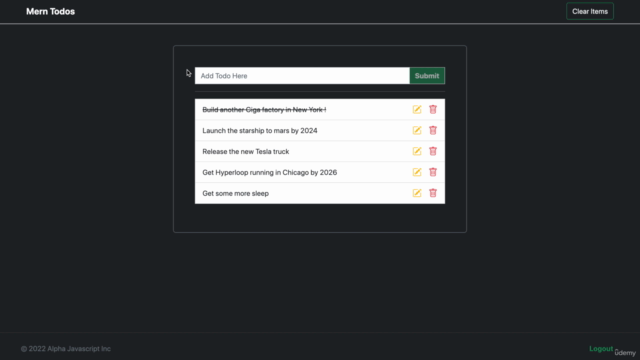 Modern MERN Stack | React Node Express MongoDB – Screenshot 1