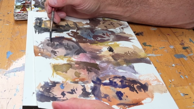 Simple Figures & Faces With Watercolors – Screenshot 1