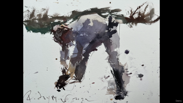 Simple Figures & Faces With Watercolors – Screenshot 2