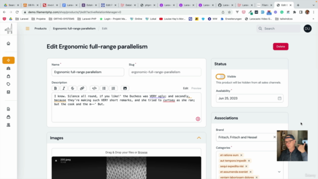 Laravel 9 + Filament Beginner Practical Course – Screenshot 4