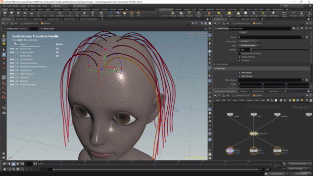 Intro to Hair and Fur in Houdini - Screenshot_02