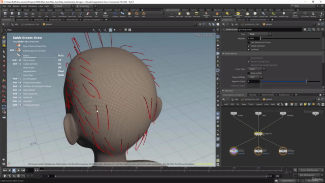 Intro to Hair and Fur in Houdini - Screenshot_03