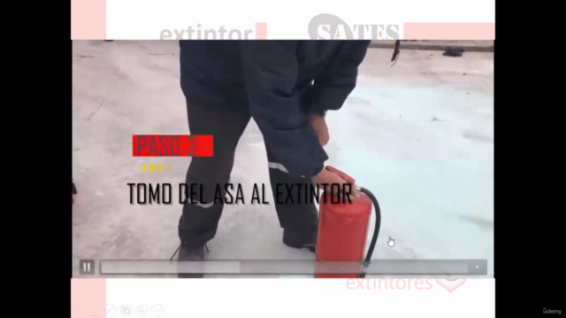 Teoría del fuego y uso de extintores – Screenshot 4