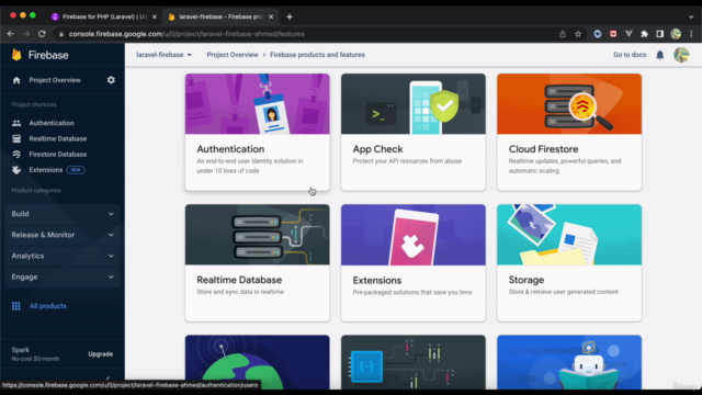 Firebase for PHP (Laravel) – Screenshot 1