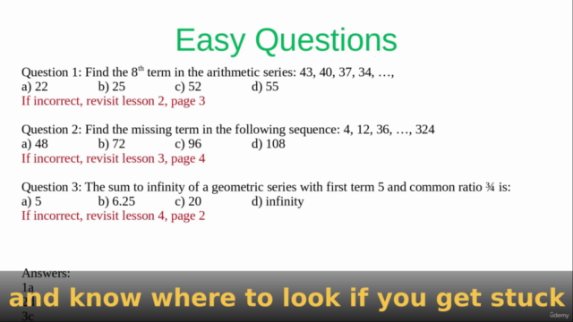 Grade 10 Advanced Maths - Revision Taster Course – Screenshot 3