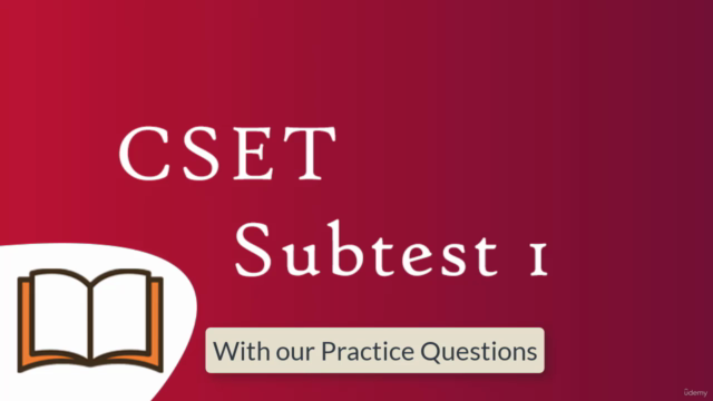 CSET Subtest 1 Exam Questions Practice Test