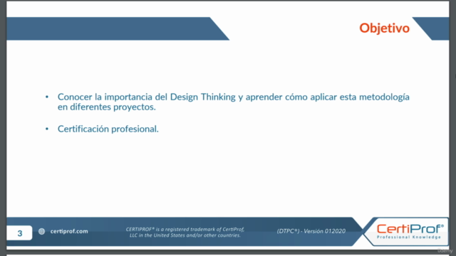 Certificación Internacional en Design Thinking – Screenshot 1