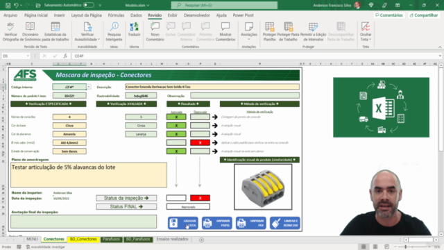 Crie com Excel um controle de recebimento de materiais – Screenshot 2