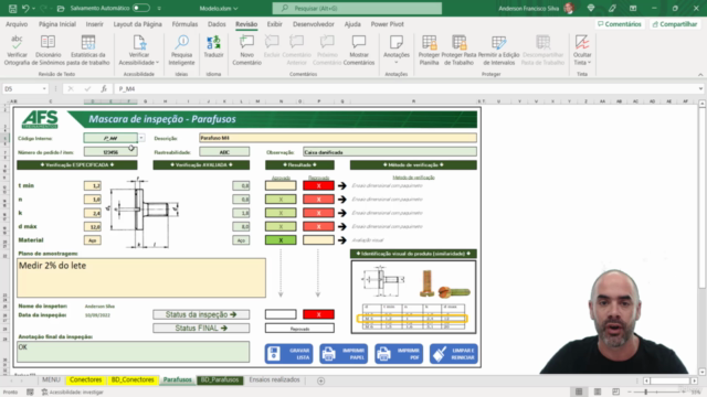 Crie com Excel um controle de recebimento de materiais – Screenshot 3