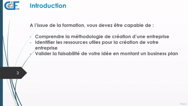 Module 1 - Création d'entreprise : De l'idée au projet – Screenshot 1