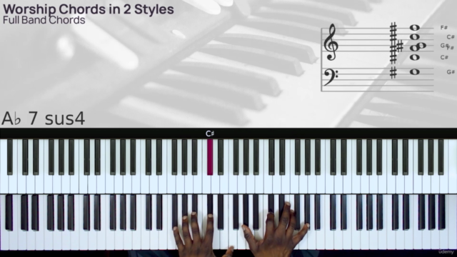 Free Course: Worship Chords / Techniques For Gospel Piano – Screenshot 2