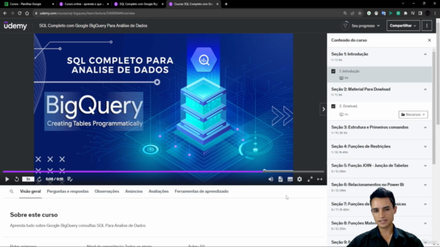 SQL Completo com Google BigQuery Para Análise de Dados – Screenshot 3