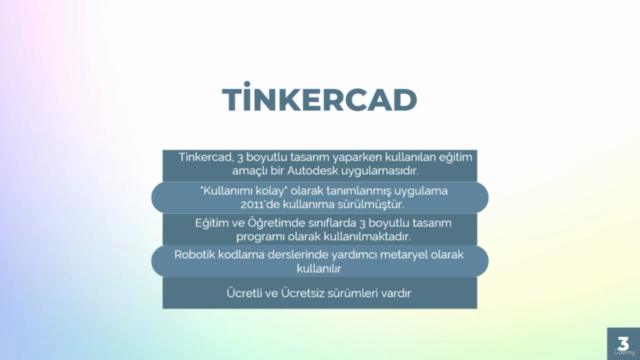 A-Z Tinkercad ile 3D Modelleme | Müfredata Uygun | Güncel – Screenshot 1