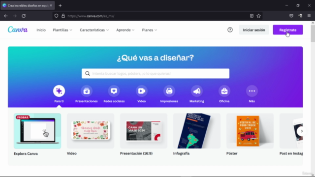 Curso de Canva en Español | De Principiante a Emprendedor – Screenshot 1