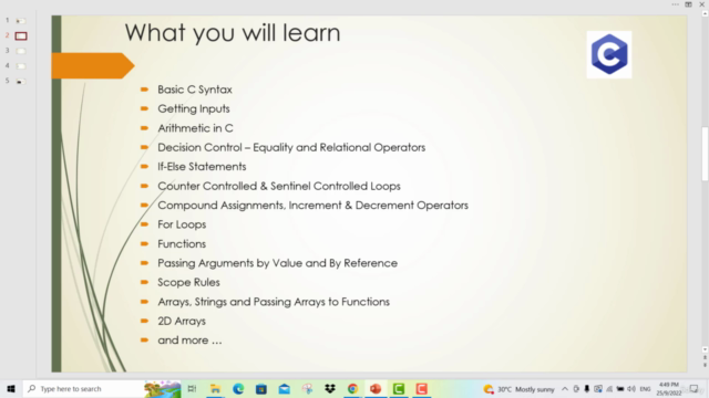 Introduction to C Programming - Screenshot_01