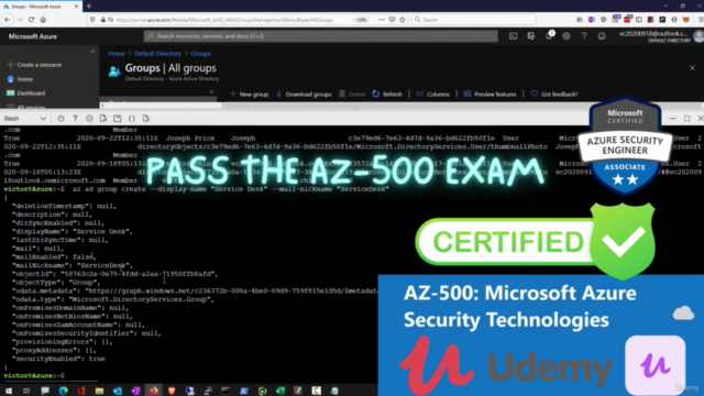 Examen AZ-500: Microsoft Azure Security Technologies – Screenshot 3