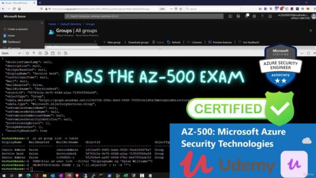 Examen AZ-500: Microsoft Azure Security Technologies – Screenshot 4