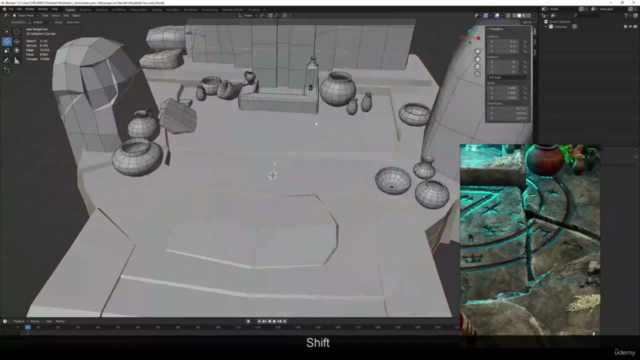 Modelado y texturizado para videojuegos en blender – Screenshot 1