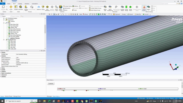 Master Heat Exchanger CFD analysis using ANSYS CFD – Screenshot 3
