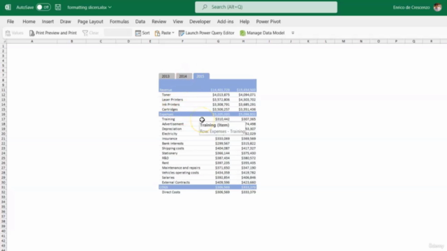 Working with Excel Pivot Tables – Screenshot 2