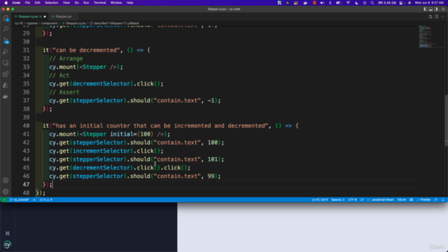 Cypress 10 Component Testing Tutorial – Screenshot 2
