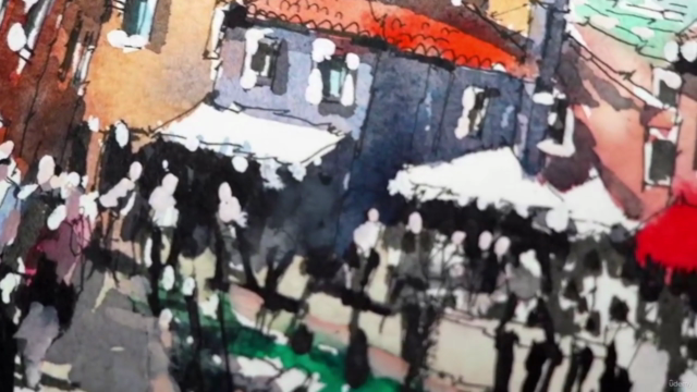 Urban Sketching in Burano: Watercolour Line and Wash – Screenshot 2