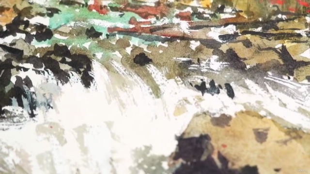 Painting a River Scene in Watercolor - Screenshot_02