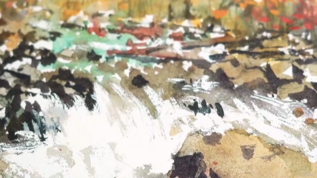 Painting a River Scene in Watercolor - Screenshot_03