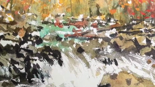 Painting a River Scene in Watercolor - Screenshot_04