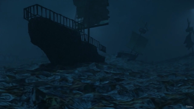3D Submarine Modeling and Underwater Ancient World Design – Screenshot 2