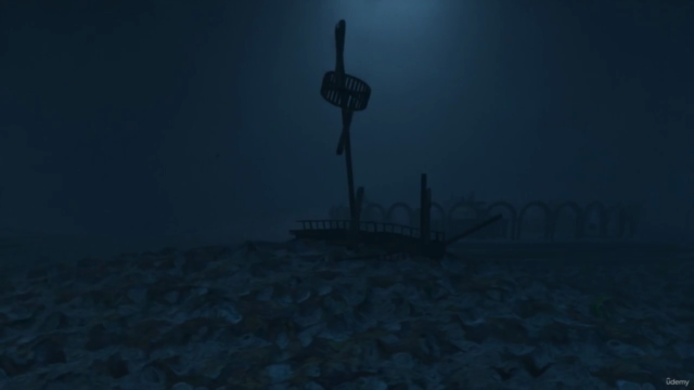 3D Submarine Modeling and Underwater Ancient World Design – Screenshot 3