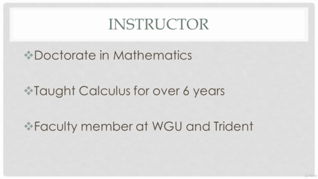Calculus 1 for Beginners: Open Doors to Great Careers – Screenshot 1