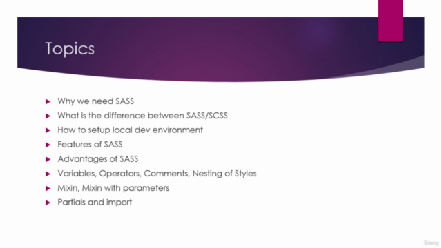 Zero to Hero in SASS & SCSS with integration in React JS App – Screenshot 2