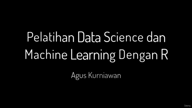 Pelatihan Data Science dan Machine Learning Dengan R – Screenshot 1