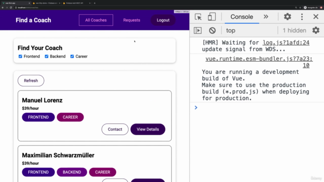 【한글자막】 Vue - 완벽 가이드 (Router 및 Composition API 포함) – Screenshot 2