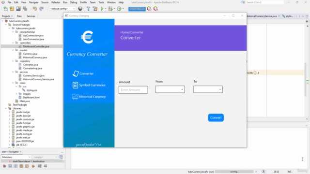 Create A GUI JavaFx Currency Exchange With Clean Java Code – Screenshot 3