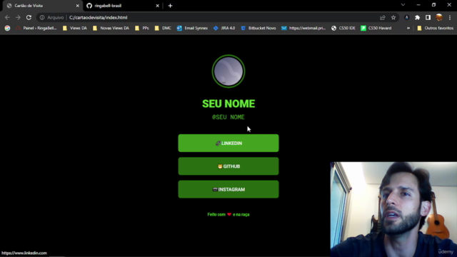 Aprenda a criar um cartão de visitas virtual personalizado – Screenshot 2